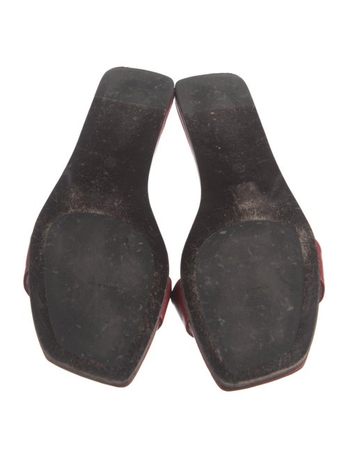 The Row Leather Slides