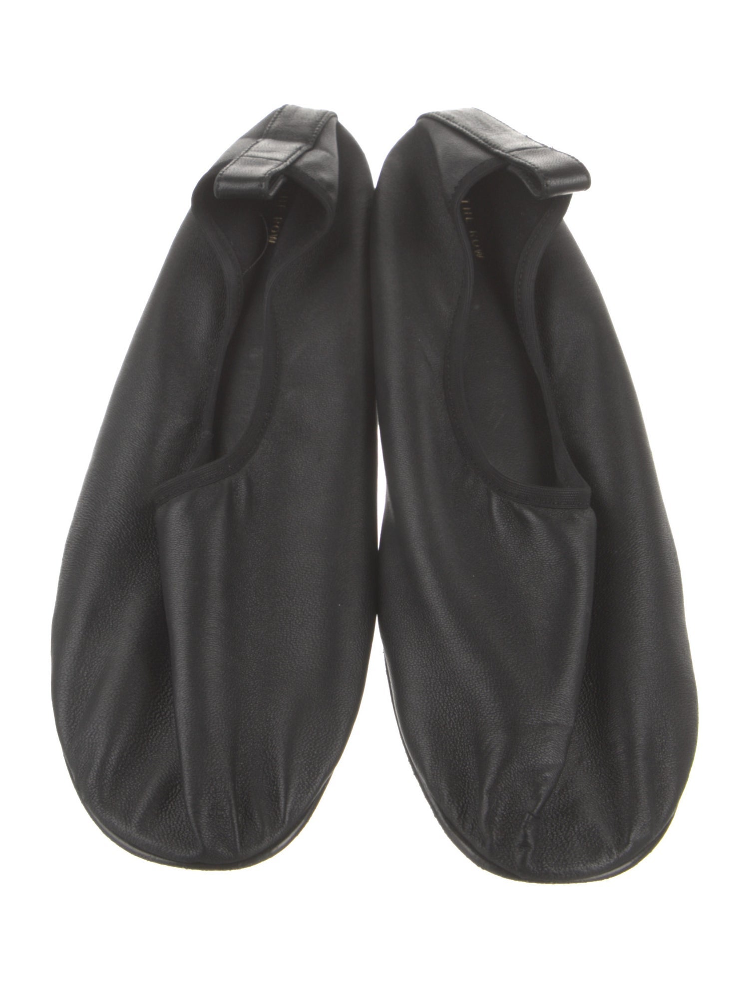 The Row Leather Flats