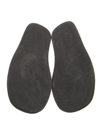 The Row Leather Slides