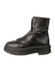The Row Zipped 1 Leather Combat Boots