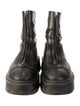 The Row Zipped 1 Leather Combat Boots