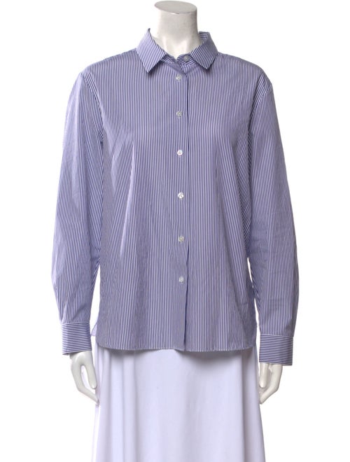 The Row Sadie Striped Button-Up Top