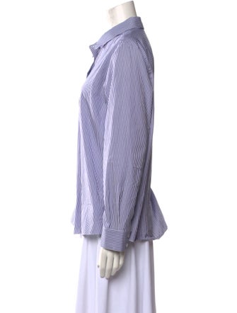 The Row Sadie Striped Button-Up Top