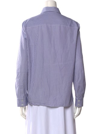 The Row Sadie Striped Button-Up Top