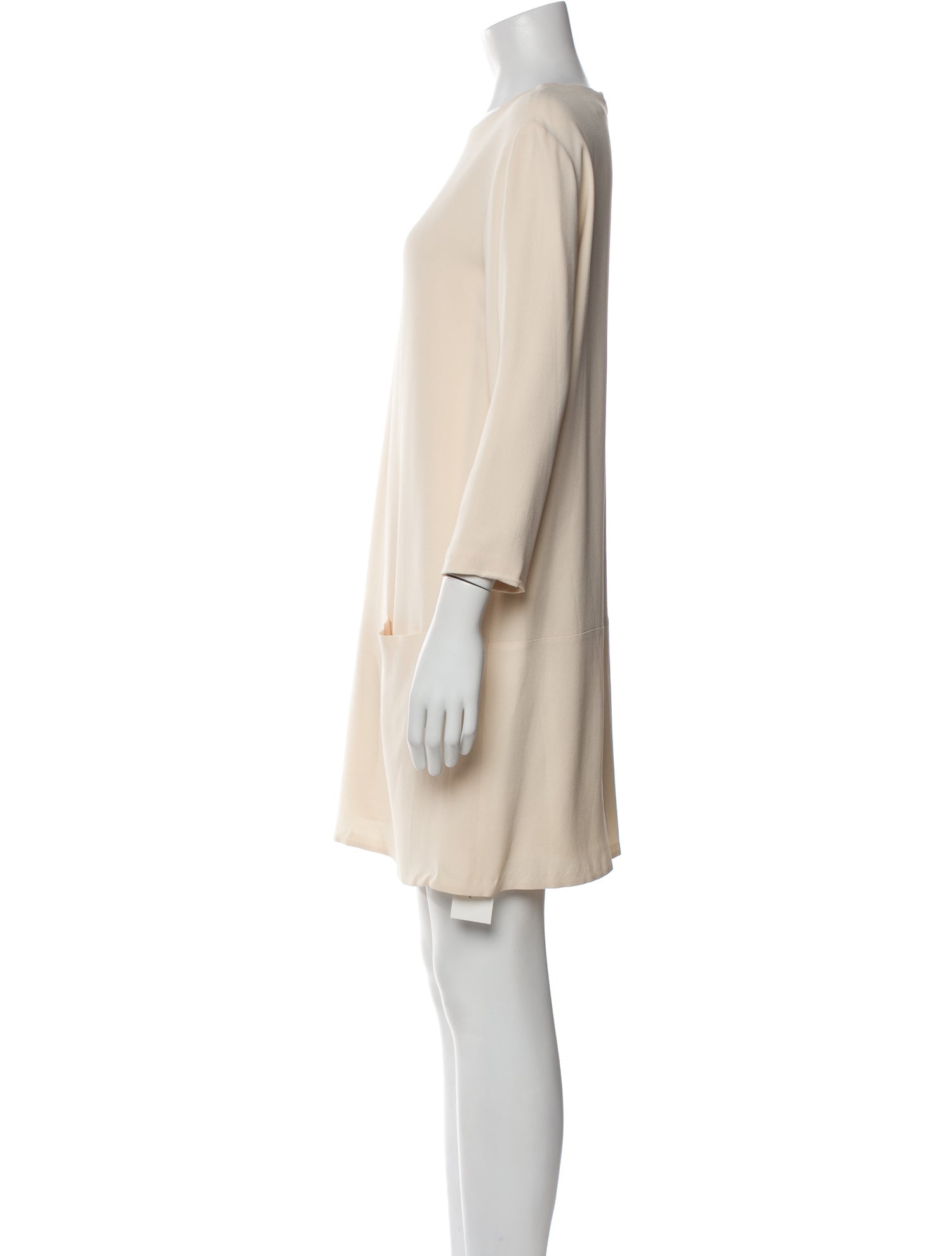 The Row Bateau Neckline Mini Dress