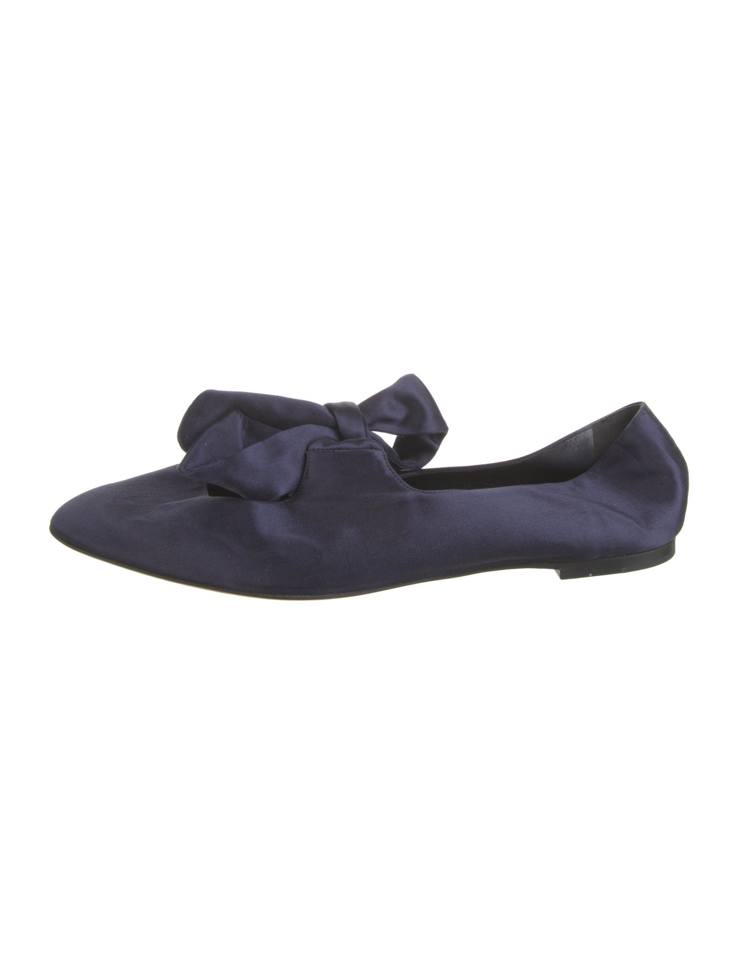 The Row Elodie Satin Ballet Flats