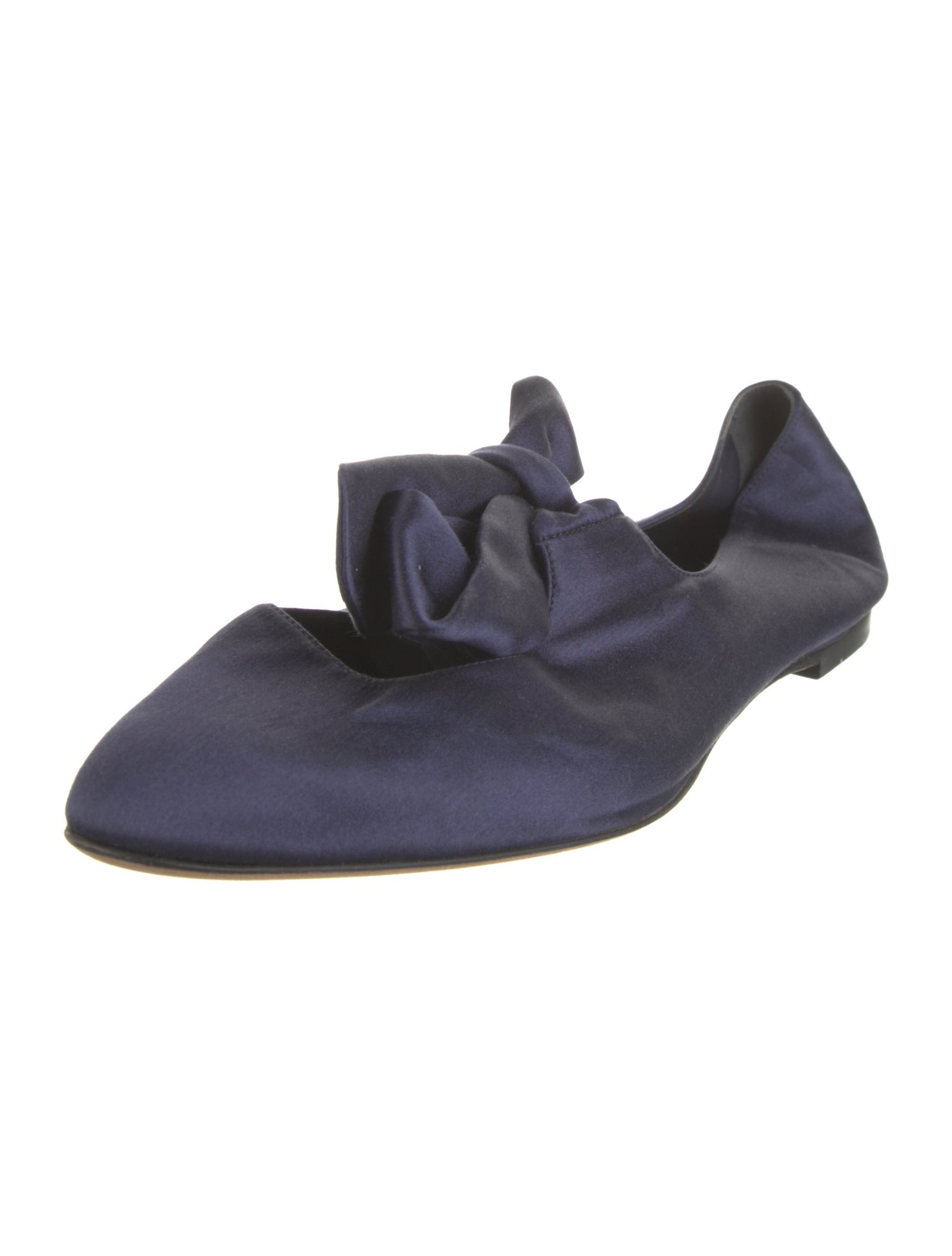 The Row Elodie Satin Ballet Flats
