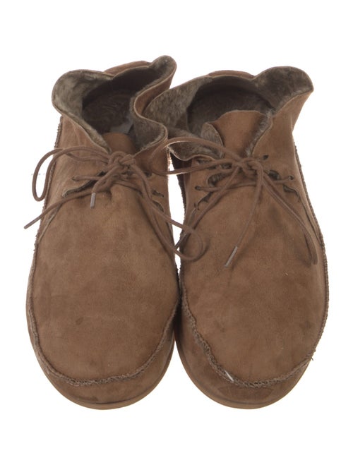 The Row Suede Oxfords