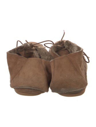 The Row Suede Oxfords