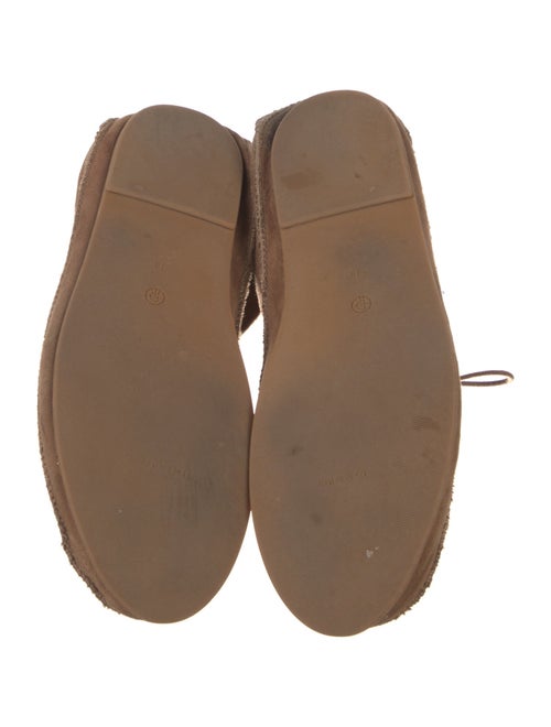 The Row Suede Oxfords