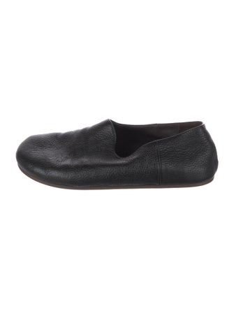 The Row Leather Ballet Flats