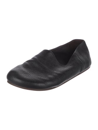 The Row Leather Ballet Flats