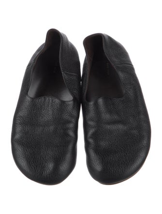 The Row Leather Ballet Flats