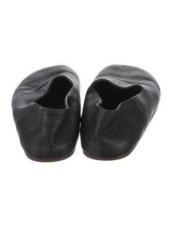 The Row Leather Ballet Flats