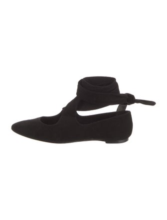 The Row Suede Flats