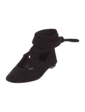 The Row Suede Flats