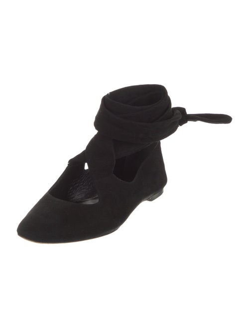 The Row Suede Flats