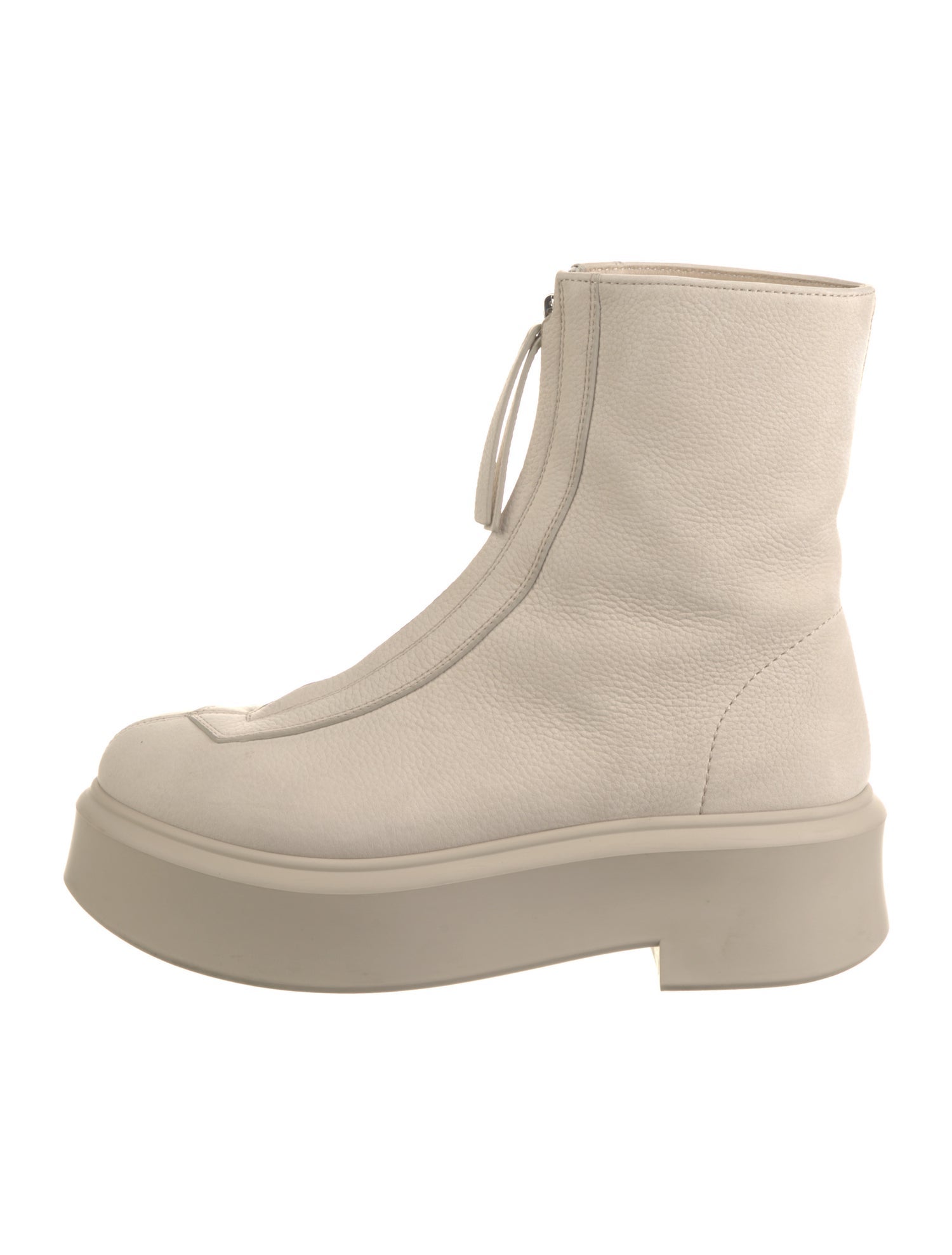 The Row Nubuck Printed Combat Boots