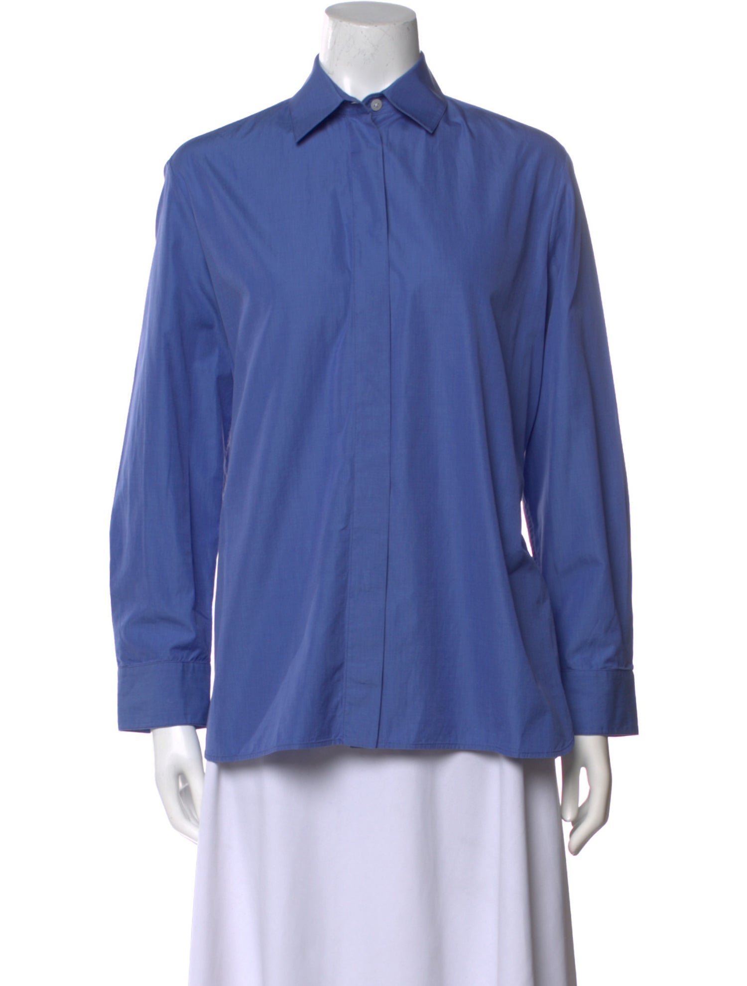 The Row Big Sisea Long Sleeve Button-Up Top