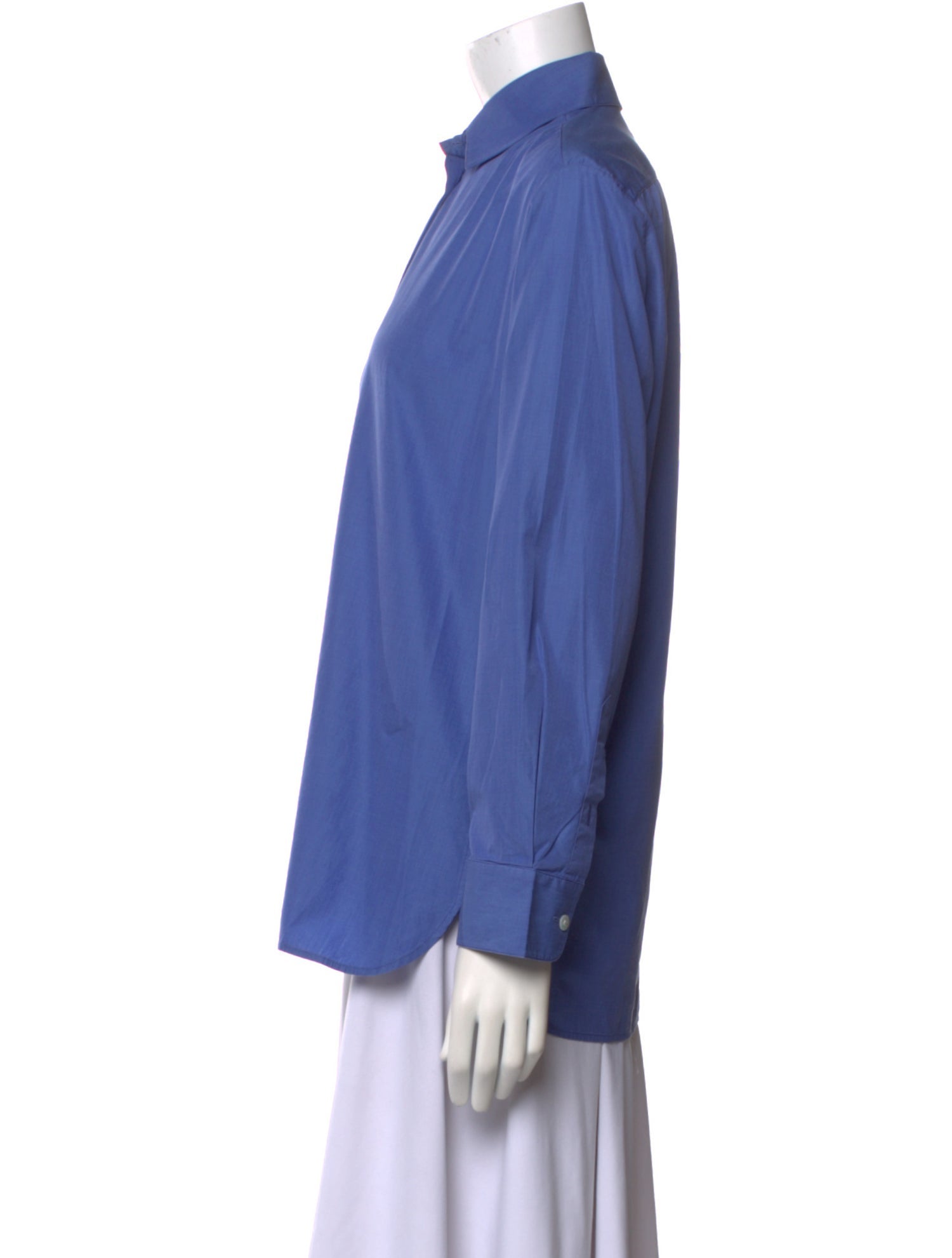 The Row Big Sisea Long Sleeve Button-Up Top