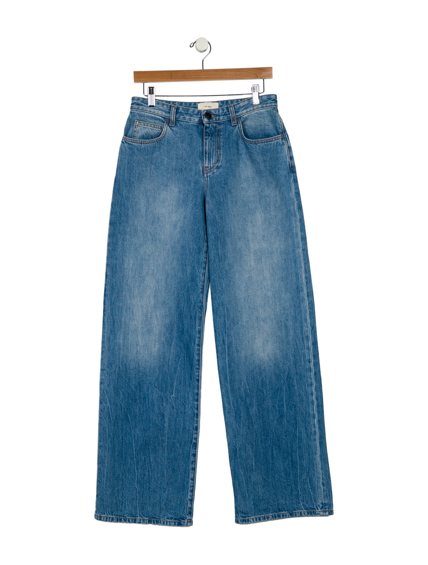 The Row Mid-Rise Wide Leg Jeans w/ Tags