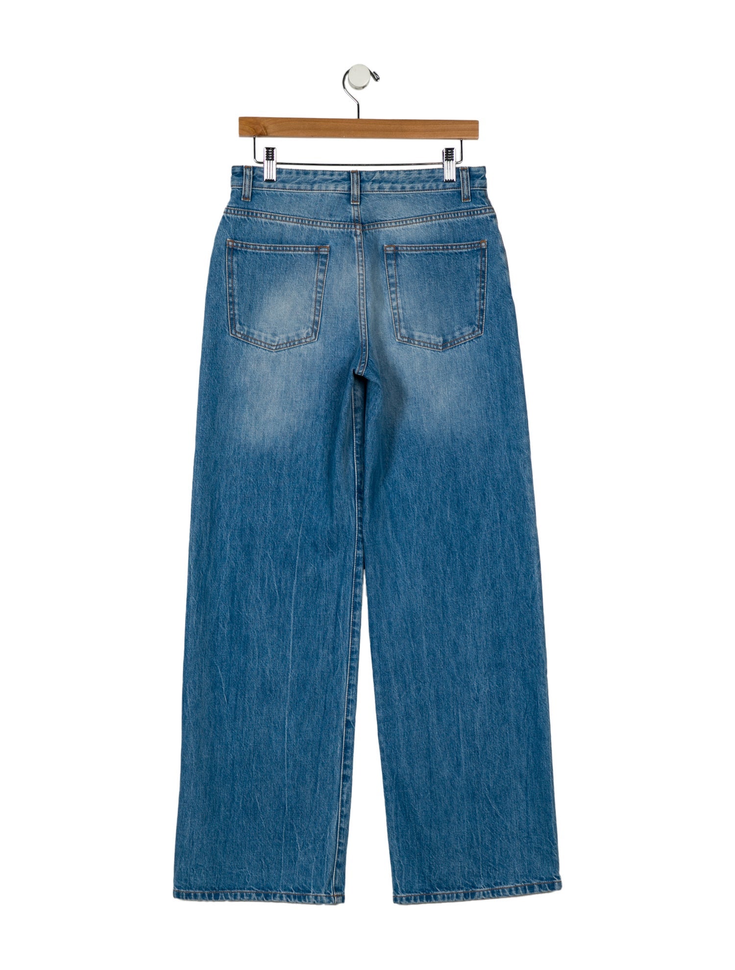 The Row Mid-Rise Wide Leg Jeans w/ Tags