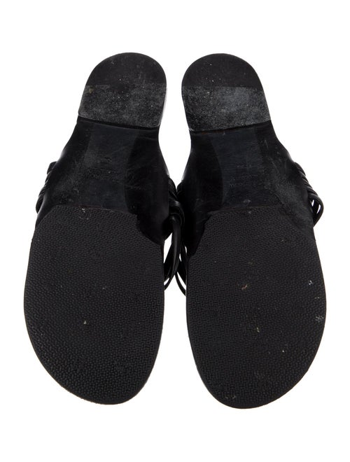 The Row Leather Slides