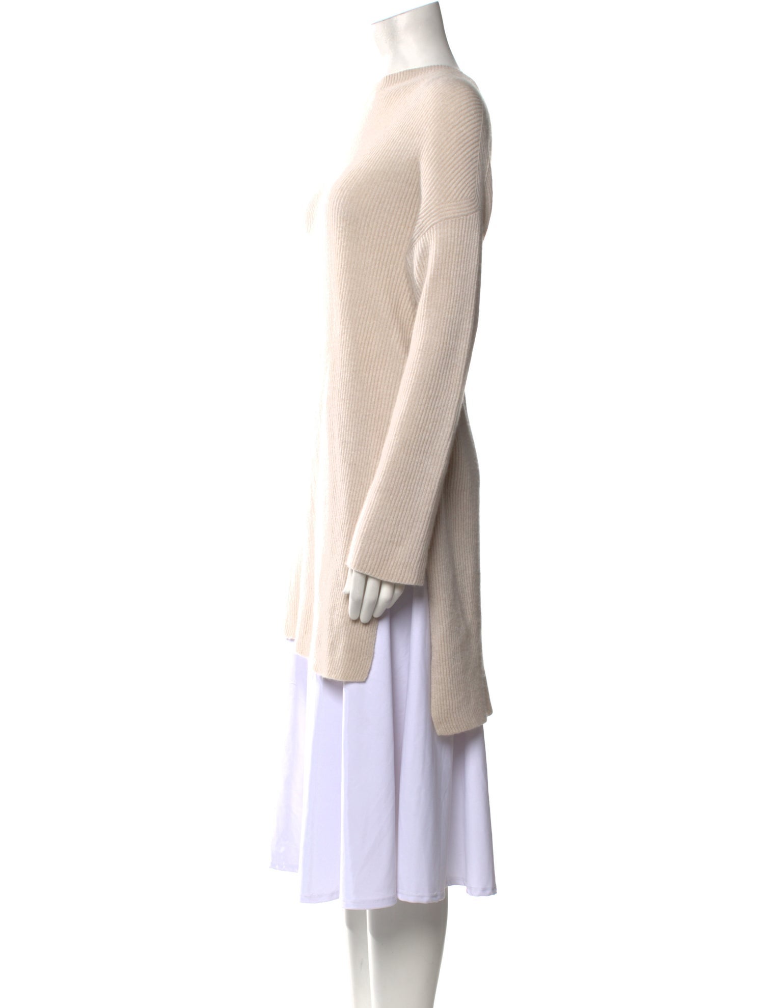 The Row Cashmere Bateau Neckline Sweater