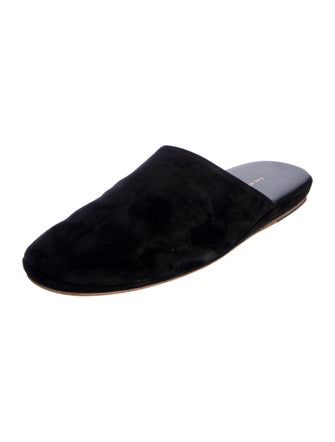 The Row Suede Mules