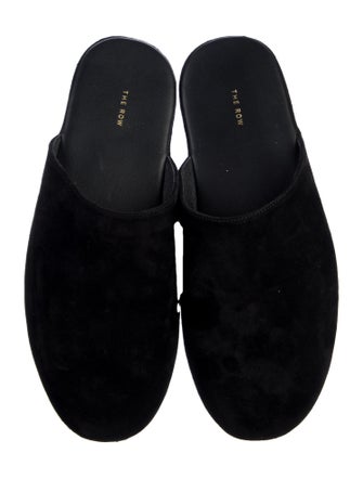 The Row Suede Mules