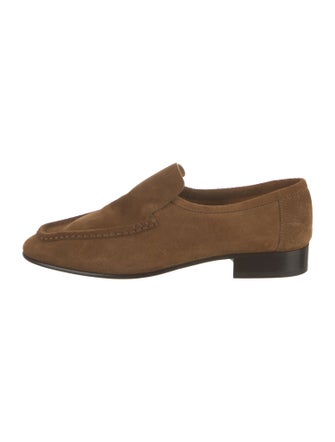 The Row Suede Loafers