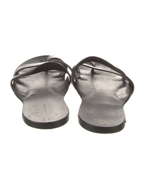 The Row Leather Slides