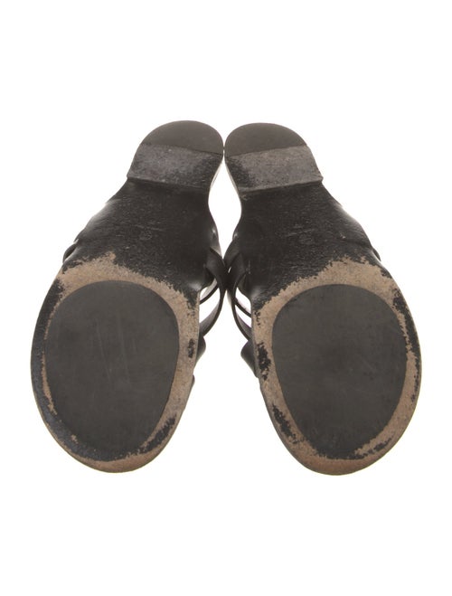 The Row Leather Slides