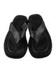 The Row Ginza Leather Flip Flops