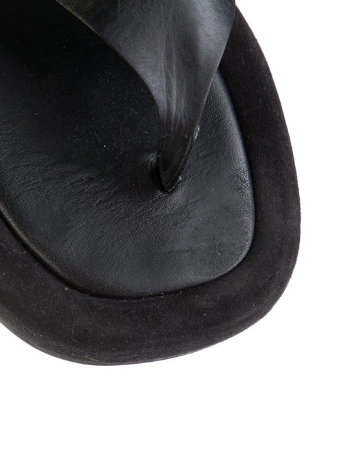 The Row Ginza Leather Flip Flops