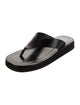 The Row Ginza Leather Flip Flops
