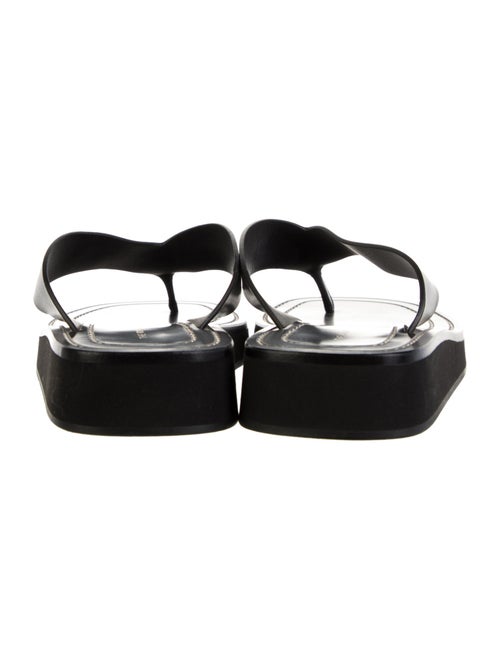 The Row Ginza Leather Flip Flops