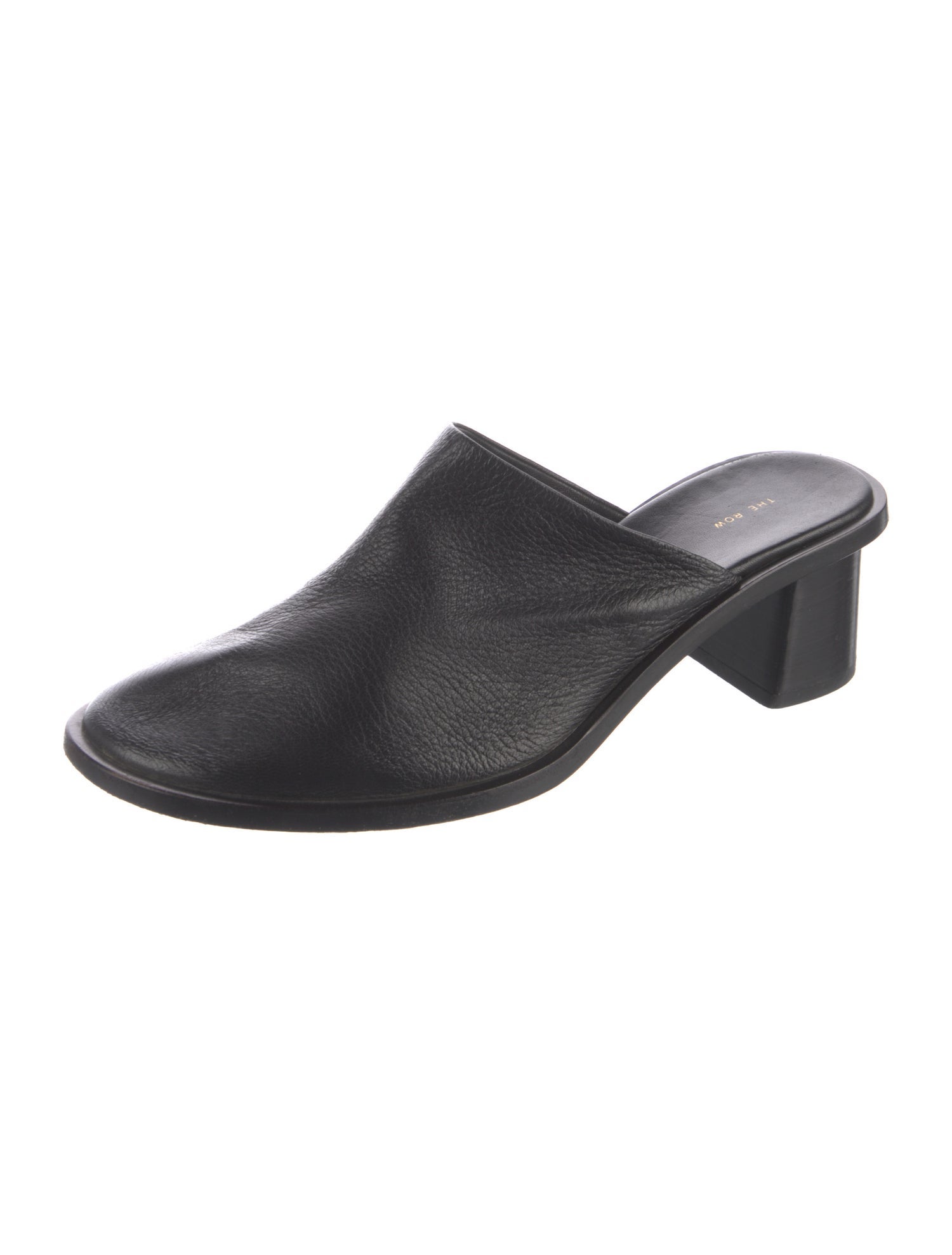 The Row Teatime Clog Leather Mules