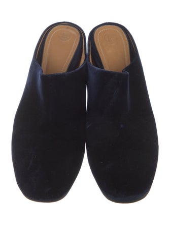 The Row Adela Velvet Mules