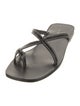 The Row Link Leather Slides
