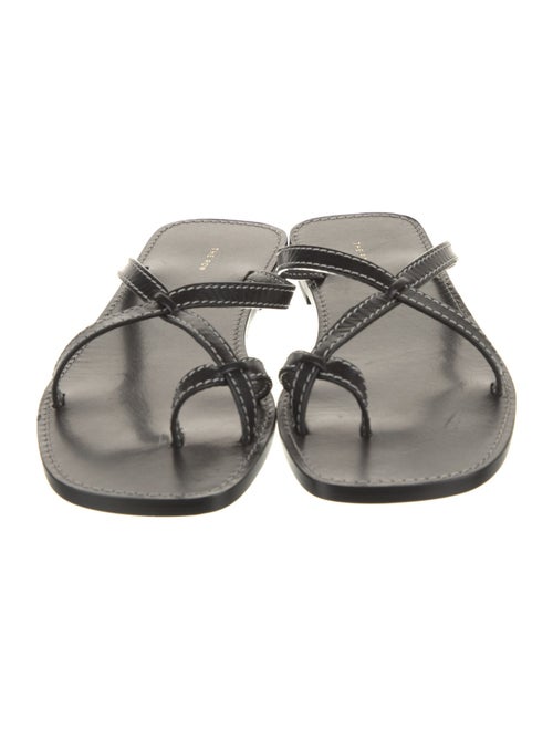 The Row Link Leather Slides