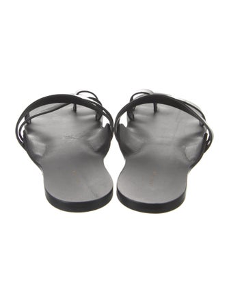 The Row Kris Leather Slides