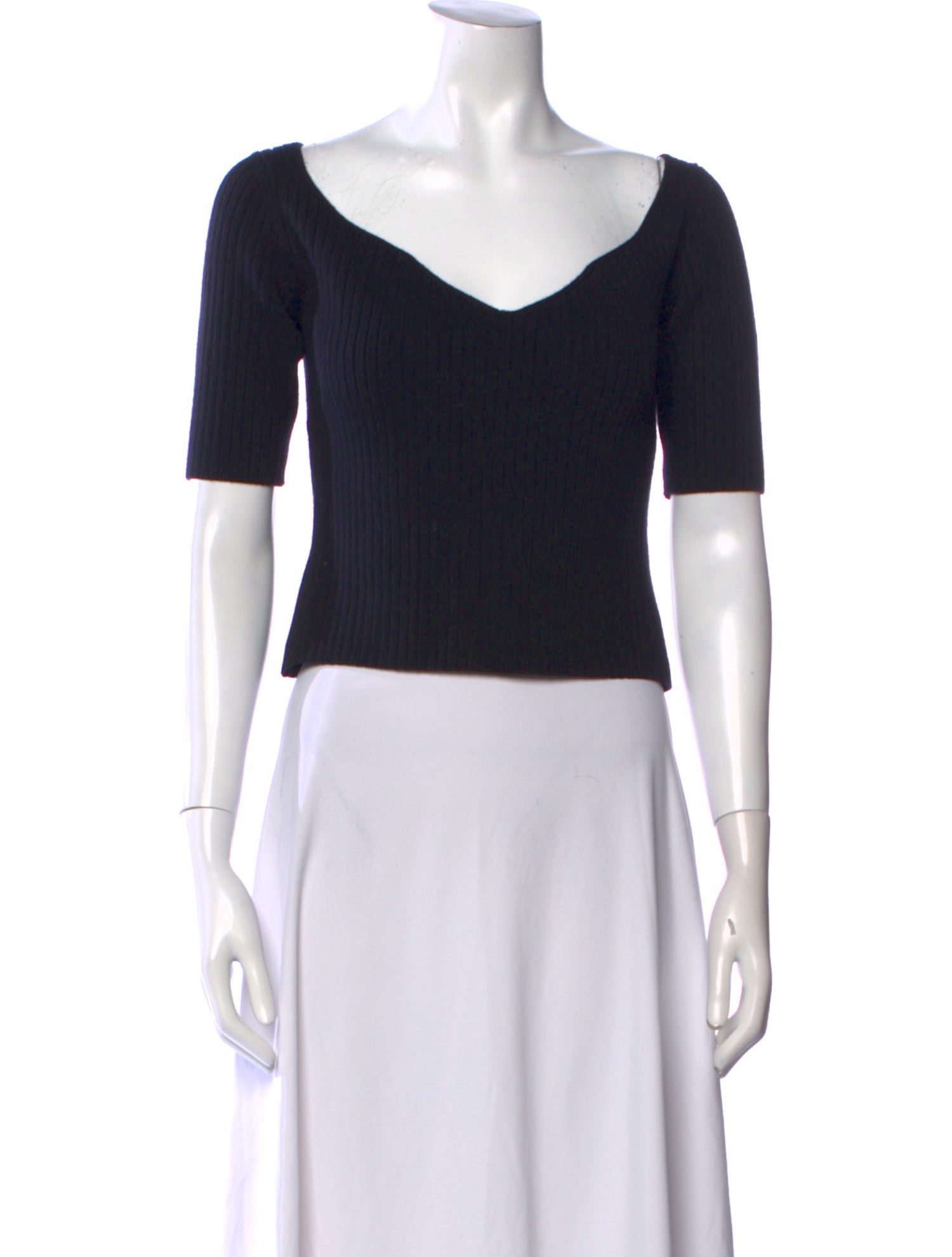 The Row Grais Virgin Wool Crop Top