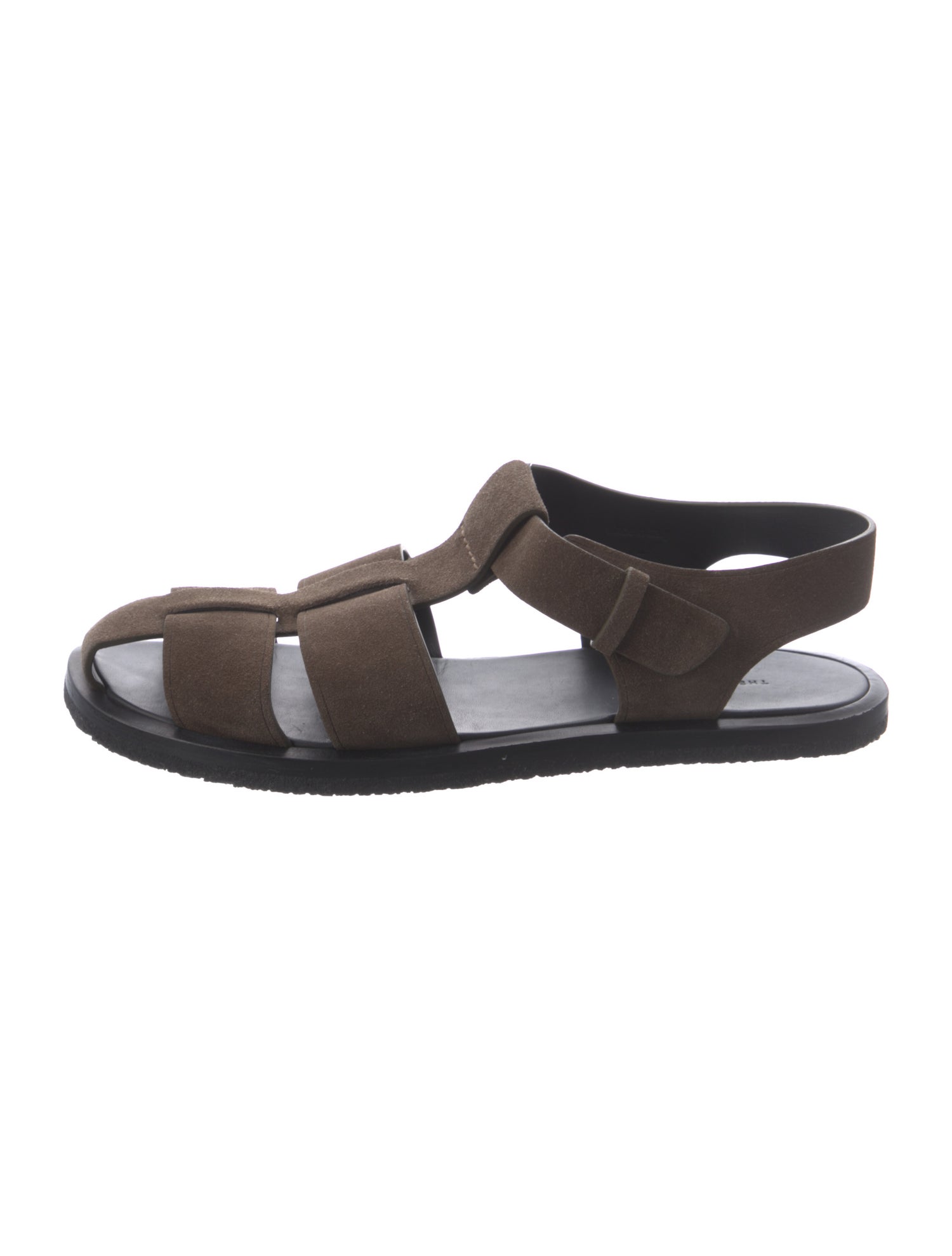 The Row Fisherman Crepe Leather Sandals