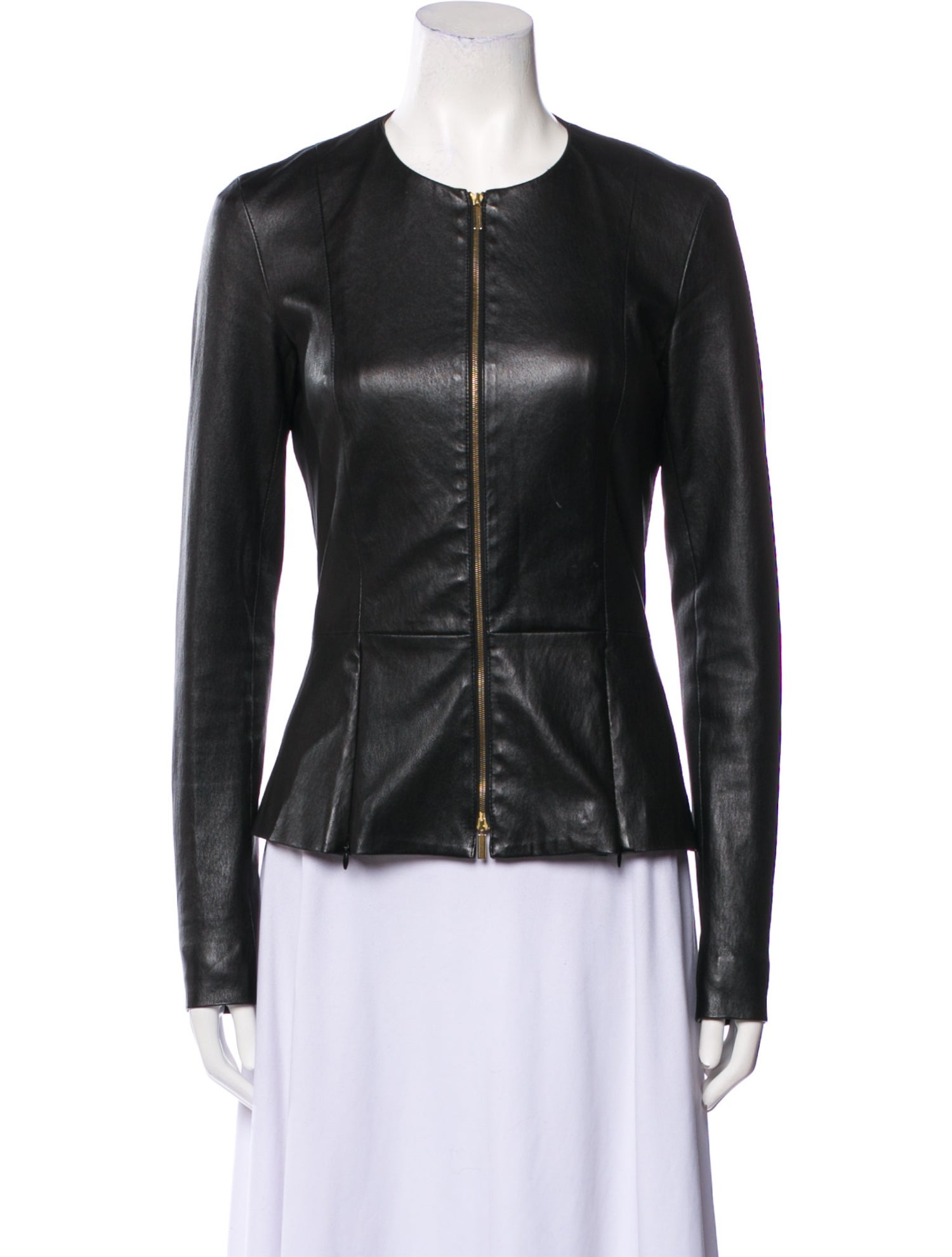 The Row Anasta Leather Biker Jacket