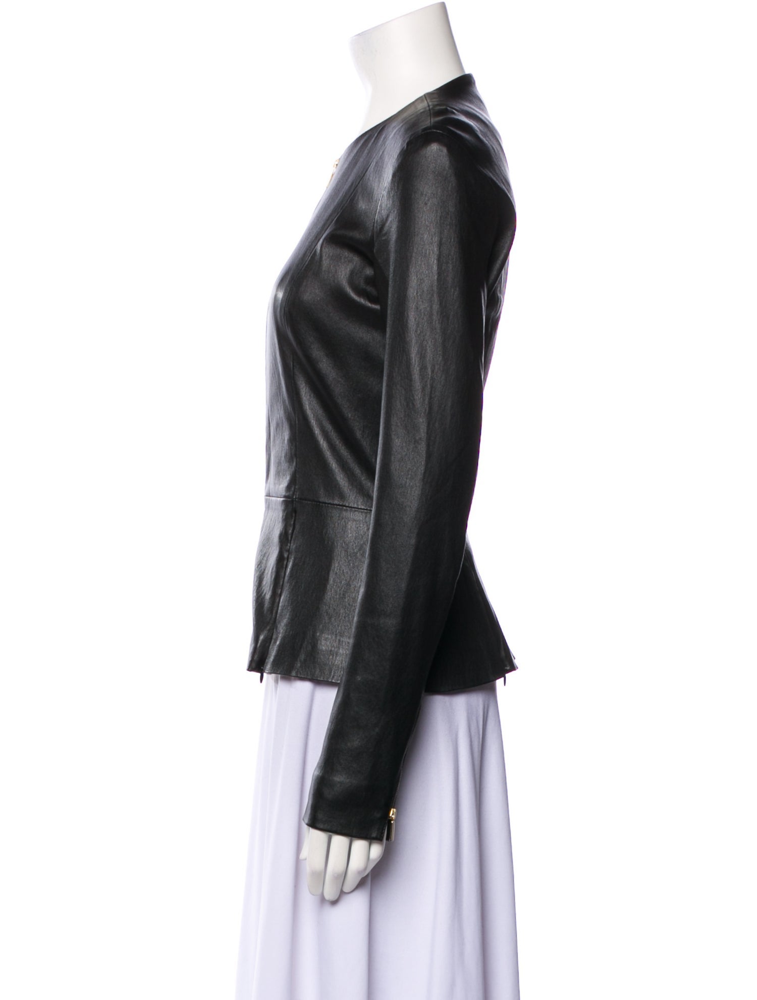 The Row Anasta Leather Biker Jacket