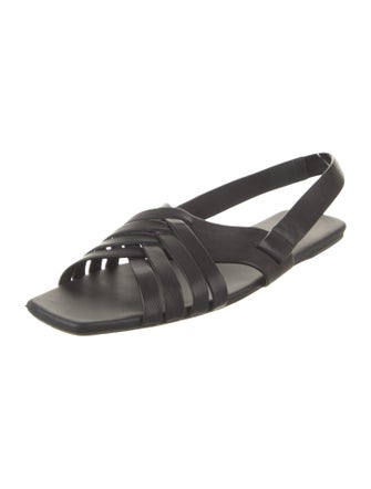 The Row Leather Slingback Sandals