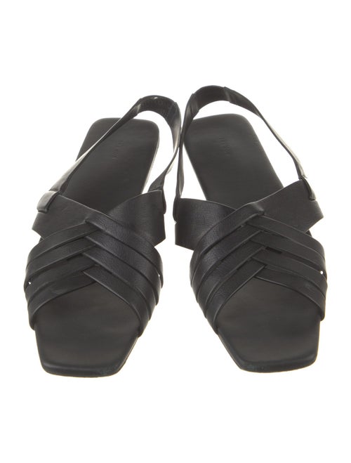 The Row Leather Slingback Sandals