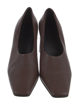 The Row Leather Flats