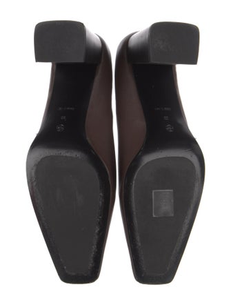 The Row Leather Flats